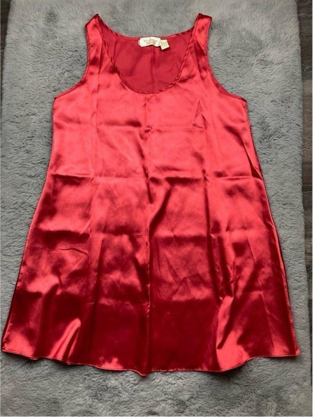 Victoria’s Secret gold label vintage red mini night gown/slip